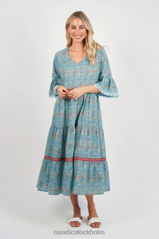 kvinnor Naudic avlon maxi folk kläder ZN2F6268