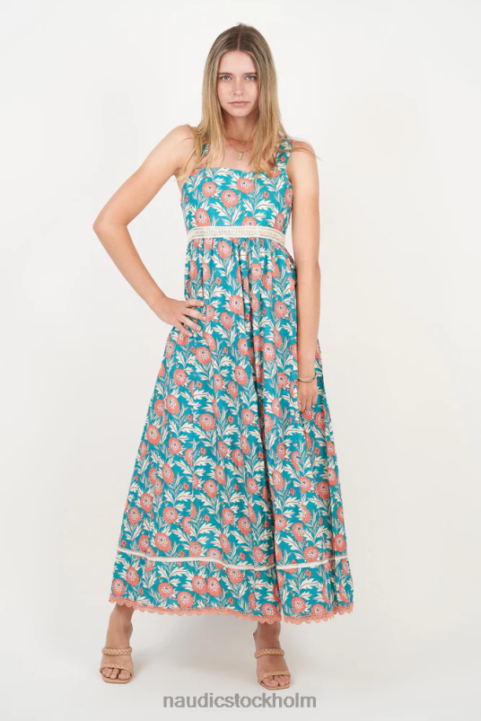 kvinnor Naudic mila maxi valencia aqua kläder ZN2F6348