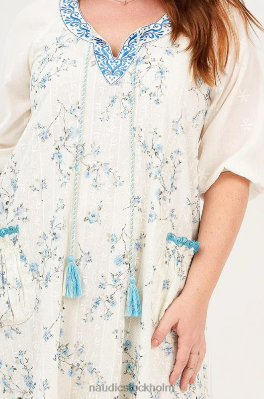 kvinnor Naudic sao paulo maxi societet schiffli kläder ZN2F6126