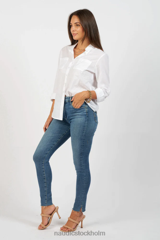 kvinnor Naudic marina skjorta vit kläder ZN2F6172