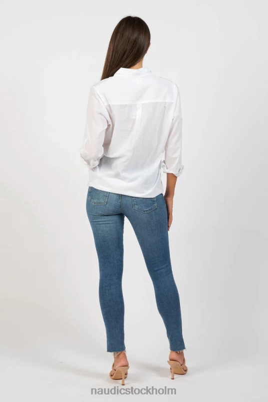 kvinnor Naudic marina skjorta vit kläder ZN2F6172