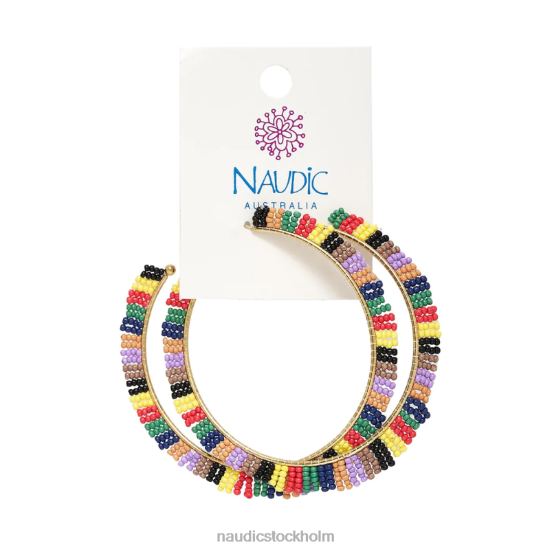 kvinnor Naudic jamaica hoop örhängen Tillbehör ZN2F6415